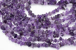 30"-32" Natural Amethyst Chips Beads 6mm - 8mm - 32 inch Strand Gemstone Beads