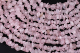 30" Natural Rose Quartz Chips Beads 6mm - 8mm - 32 inch Strand Gemstone Beads