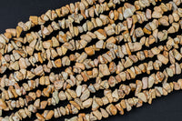 30"-32" Natural Picture Jasper Chips Beads 6mm - 8mm - 32 inch Strand Gemstone Beads