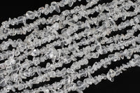 30"-32" Natural Rock Quartz Crystal Chips Beads 6mm - 8mm - 32 inch Strand Gemstone Beads
