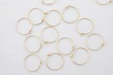 Gold Filled Hoop Earing- 14/20 Gold Filled- Made in USA -15mm 20mm-30mm-45mm- 2 pieces per order- 1 pairs