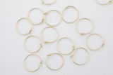 Gold Filled Hoop Earing- 14/20 Gold Filled- Made in USA -15mm 20mm-30mm-45mm- 2 pieces per order- 1 pairs