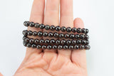 Bracelet Natural Garnet Bracelets Stackable Round Natural Gemstone Crystal Bracelets - Handmade Bracelet Crystal Bracelet