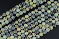 Natural Pale Turquoise , High Quality in Round- 6mm, 8mm, 10mm, 12mm- Full 15.5 Inch strand. AAA Quality Smooth Gemstone Beads