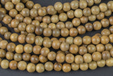 Natural Real Dark Silk Beads 6mm 8mm 10mm 12mm Light Aromatic Pure Wood Great For Mala Prayer Meditation Therapy 12" Strand Gemstone Beads