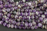 Natural Amethyst Beads, High Quality in Faceted Round, 4mm, 6mm, 8mm, 10mm, 12mm.-Full Strand 15.5 inch Strand AAA Quality Gemstone Beads
