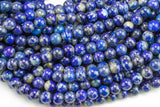 Natural Lapis, High Quality in Round, 2mm, 3mm, 4mm, 6mm, 8mm, 10mm, 12mm -Full Strand 15.5 inch Strand Smooth Gemstone Beads