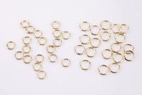 Closed Jump Rings 5mm 6mm Gold Filled Jump Rings Soldered Closed