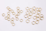 Closed Jump Rings 5mm 6mm Gold Filled Jump Rings Soldered Closed