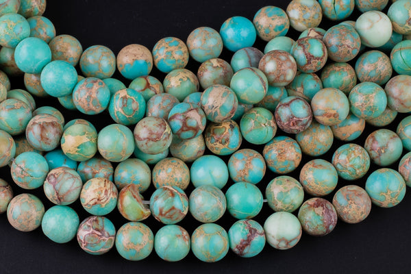 Natural Impression Sea Sediment Jasper Round Beads 4mm 6mm 8mm 10mm Aka Snake Skin Jasper Aqua Terra Jasper 15.5" Strand Smooth