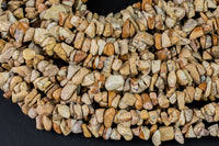 30"-32" Natural Picture Jasper Chips Beads 6mm - 8mm - 32 inch Strand Gemstone Beads