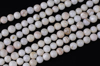 Natural Mother of Pearl, High Quality in Round Gemstone Beads Shell Beads