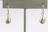 USA Gold Filled Natural Pearl Charms Drop Pendant Handmade Approx. 8-9mm.Made with Natural Freshwater Pearl and Gold Filled Wire Made in USA