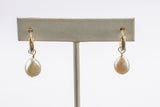 USA Gold Filled Natural Pearl Charms Drop Pendant Handmade Approx. 8-9mm.Made with Natural Freshwater Pearl and Gold Filled Wire Made in USA