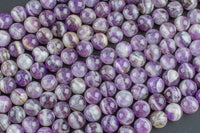 Natural Cape AMETHYST Gemstone Beads Round 10mm-Full Strand 15.5 inch Strand Smooth Gemstone Beads