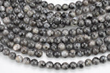 Natural Larvikite Marble Labradorite round- 4mm, 6mm, 8mm, 10mm, 12mm- Full 15.5 Inch Strand- AAA Quality Smooth Gemstone Beads