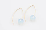 Gold Filled 10mm Gemstone Drop Earring Handmade in the USA- 14/20 Gold Filled Finding- USA Product- 33mm