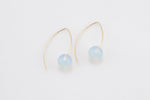 Gold Filled 10mm Gemstone Drop Earring Handmade in the USA- 14/20 Gold Filled Finding- USA Product- 33mm