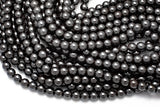 HEMATITE Gray Hematite Beads Smooth Round Beads AAA 2mm 3mm 4mm 6mm 8mm 10mm 12mm 15.5" Strand