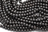HEMATITE Gray Hematite Beads Smooth Round Beads AAA 2mm 3mm 4mm 6mm 8mm 10mm 12mm 15.5" Strand