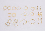 4pcs 14k Gold Earring Stud Findings Earrings stud findings clip on earring findings