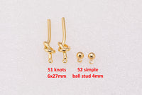 4pcs Earring Stud Findings Earrings stud findings earring findings