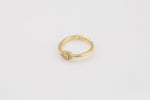 Dainty Evil Eye Stacking Ring, Gold Minimalist Ring, Cz Ring, Gold Ring, Thin Delicate Ring, Valentine Gift for her Ring