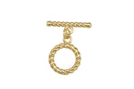 1 Set 18k Toggle Clasp - 15mm