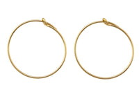 Gold Filled Hoop Earing- 14/20 Gold Filled- Made in USA -15mm 20mm-30mm-45mm- 2 pieces per order- 1 pairs