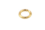 Gold Filled 5mm 6mm 7mm Round Split Ring- 14/20 Gold FIlled- USA Made- 4-8 Pieces per order- Spring Ring