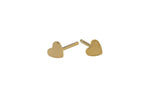 Gold Filled Heart Earring Stud- 14/20 Gold Filled- USA Product- 3.5mm Stud