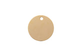 2 pc- 14kt GOLD FILLED Disc Necklace Tag- Perfect for Stamping- product- 2 pieces per order- 6mm or 10mm