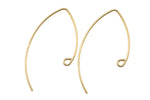 1 Pair Gold Filled Marquee Earwires 15*35mm - 14/20 Gold Filled- USA Product