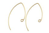 1 Pair Gold Filled Marquee Earwires 12*23mm - 14/20 Gold Filled- USA Product