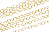 1.3mm ROUND Gold-filled Chain 3 feet or 20 feet - - USA Made gold filled Permanent Jewelry Chain