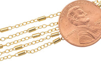 Gold Filled Satellite Round Tubed Chain, Wholesale, USA Made, Chain by foot Permanent Jewelry Chain