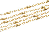 Gold Filled Satellite Round Tubed Chain, Wholesale, USA Made, Chain by foot Permanent Jewelry Chain