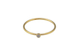 SI Diamond- Lab Diamond- 14k Gold Filled Ring, Made in USA, Thin Gold Ring, 14k Gold Ring, Simple Gold Ring, Stack Gold Ring