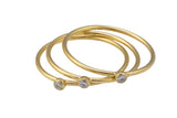 Minimalist Birthstone Ring - Gold Filled Stack Ring, 14k Gold Filled Ring, Made in USA, Thin Gold Ring, 14k Gold Ring, Simple Gold Ring