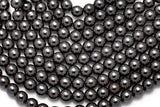 HEMATITE Gray Hematite Beads Smooth Round Beads AAA 2mm 3mm 4mm 6mm 8mm 10mm 12mm 15.5" Strand