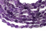 Natural New Organic Cut Matte Rough Raw Unpolished Amethyst Nugget Beads 15.5" Strand Gemstone Beads