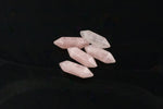 1 Pc Rose Quartz- NATURAL Double Pointed---Perfect for Jewelry--- Average size 30-35mm