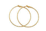 Gold Filled Sparkle Hoop Earing- 14/20 Gold Filled- USA Product-20mm-30mm-45mm- 2 pieces per order- 1 pairs