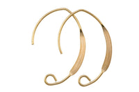 Gold Filled Earring Wire Earwire 20mm - 14/20 Gold Filled- USA Product-All Sizes 2 pcs (1 Pair)