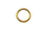 Gold Filled Closed Ring- 22 Gauge- 14/20 Gold FIlled- USA Made- Perfect for Fine Work- 10 pieces per order