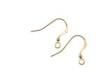 Gold Filled Earring Fish Hook Fishhook Wire Earwire 22mm - 14/20 Gold Filled- USA Product-All Sizes 4 pcs (2 Pairs)