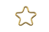 Gold Filled Star Ring- 1420 Gold Filled- Made in USA- 11mm- 2 pcs per order