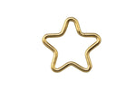 Gold Filled Star Ring- 1420 Gold Filled- Made in USA- 11mm- 2 pcs per order