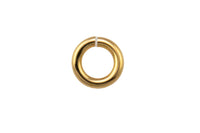 USA Gold Filled Jump Ring 20GA Open 20 Gauge - 14/20 Gold Filled USA Made Click and Lock Design Perfect for Fine Work 3mm 4mm 5mm Jump Rings