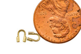 Gold Filled Wireguard Thimble Wire Guard Wire Saver MADE IN USA 10 pcs 5x5mm